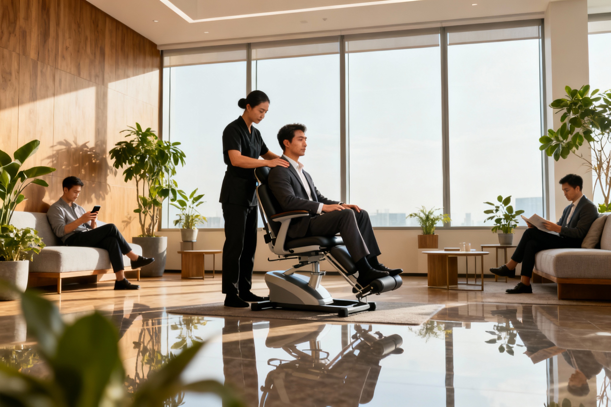 Massage Amma assis : quels bienfaits en entreprise ?