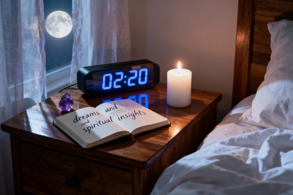 02h20 : signification spirituelle de cette heure miroir inversée