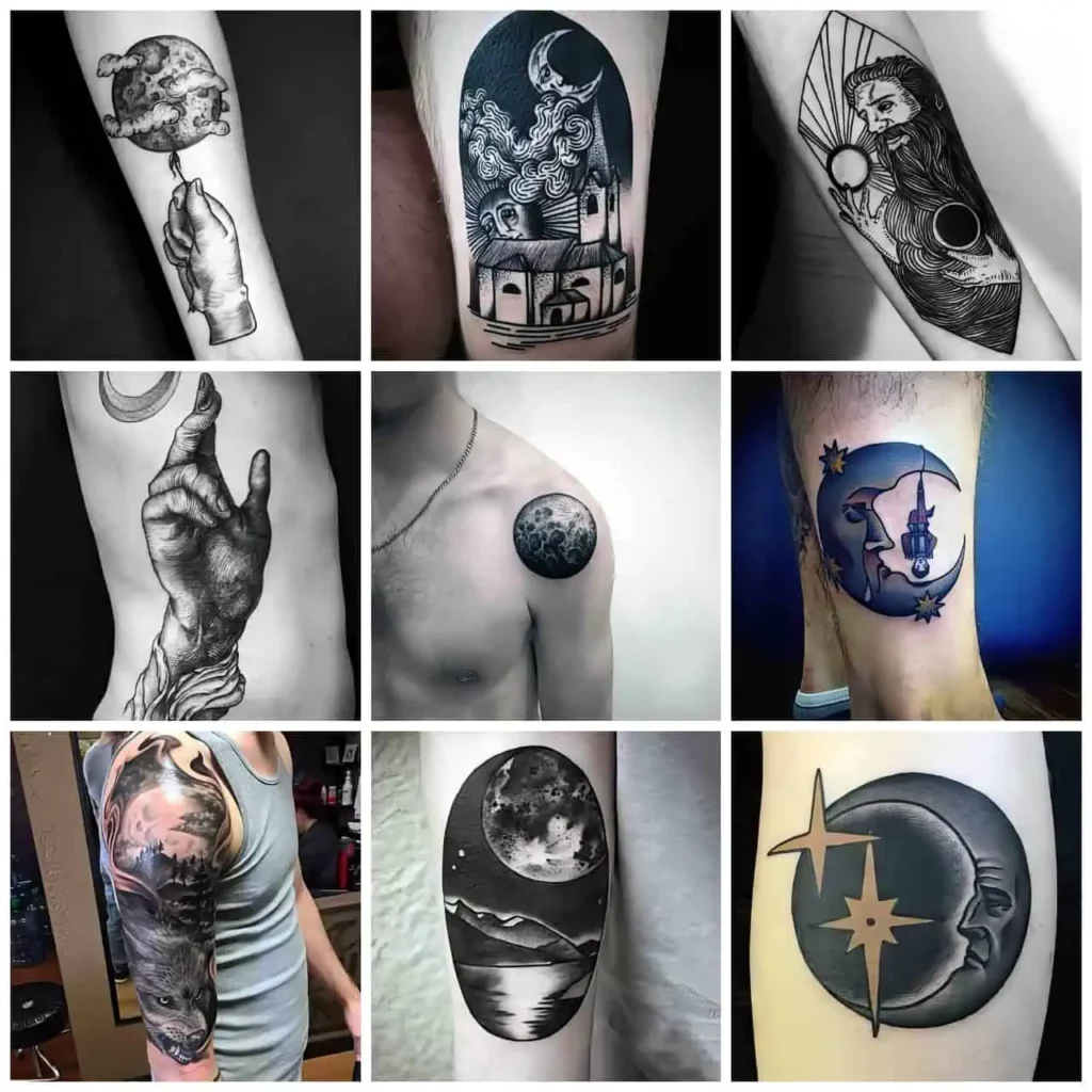signification Tatouage Lune