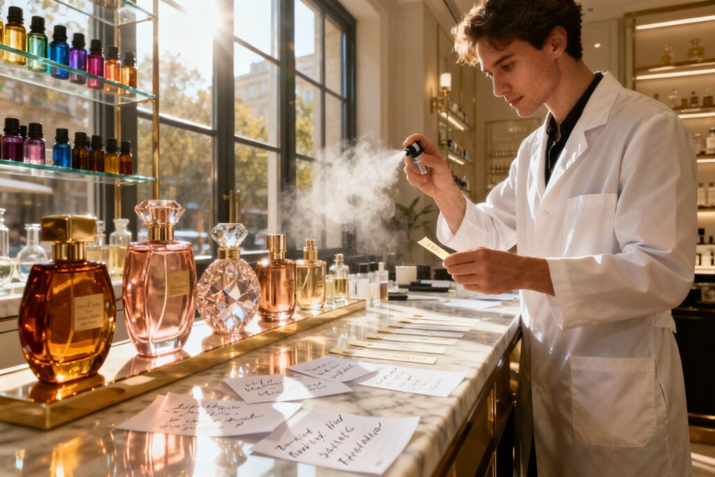 Illustration : Parfum qui tient toute la journée : secrets et astuces 2025