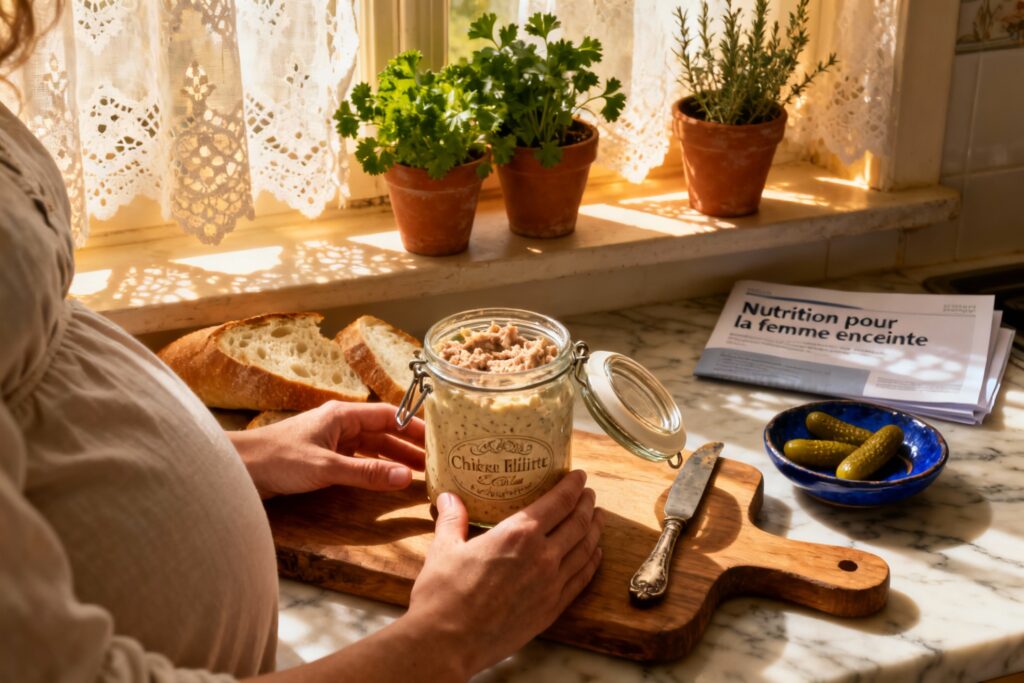 Illustration : Rillettes de poulet et grossesse : tout savoir pour la sécurité