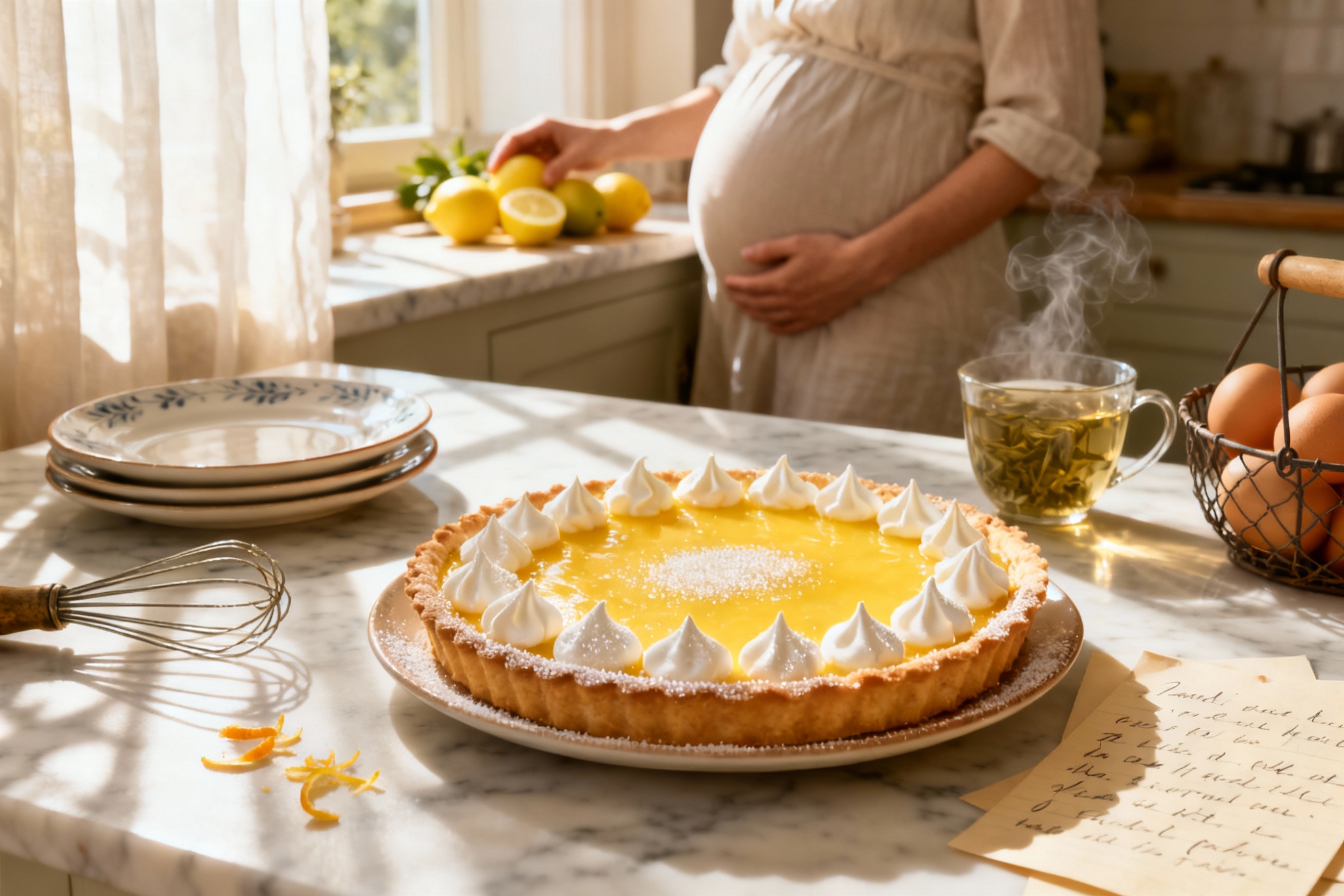 Tarte au citron enceinte : peut-on vraiment en manger ?