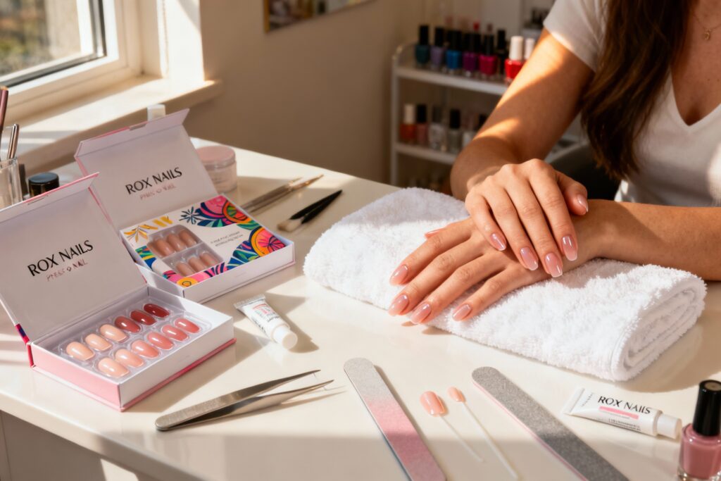 Illustration : Roxy Nails avis : faux ongles à coller valent-ils le coup ?