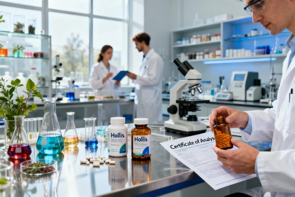 Illustration : Laboratoire Hollis : avis, produits et fiabilité de la marque