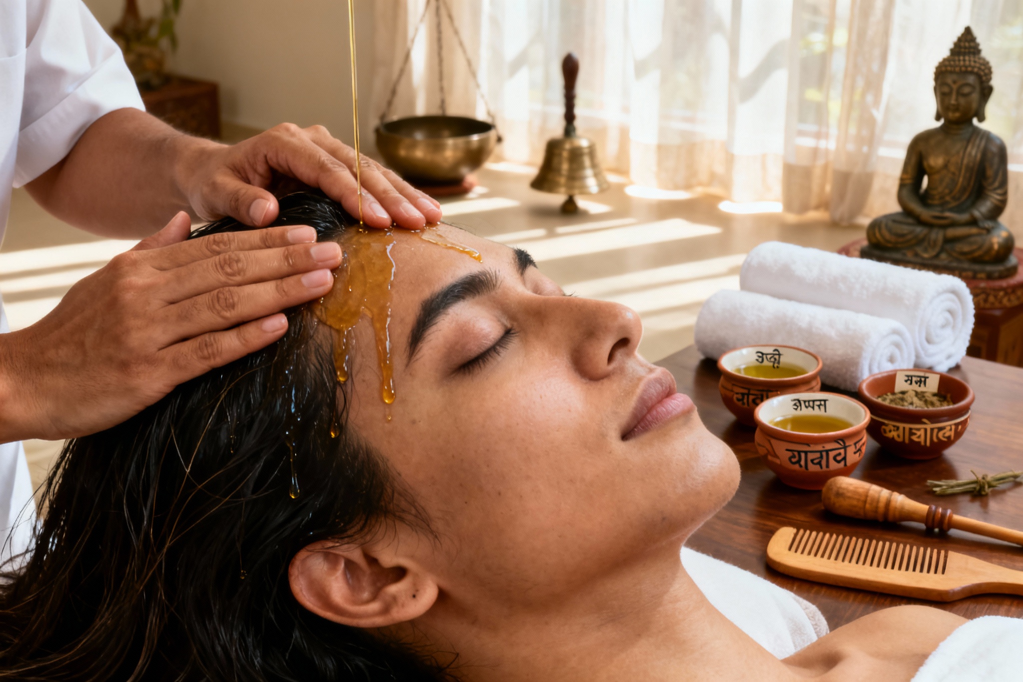 Illustration : Massages ayurvédiques : 3 rituels bien-être à adopter