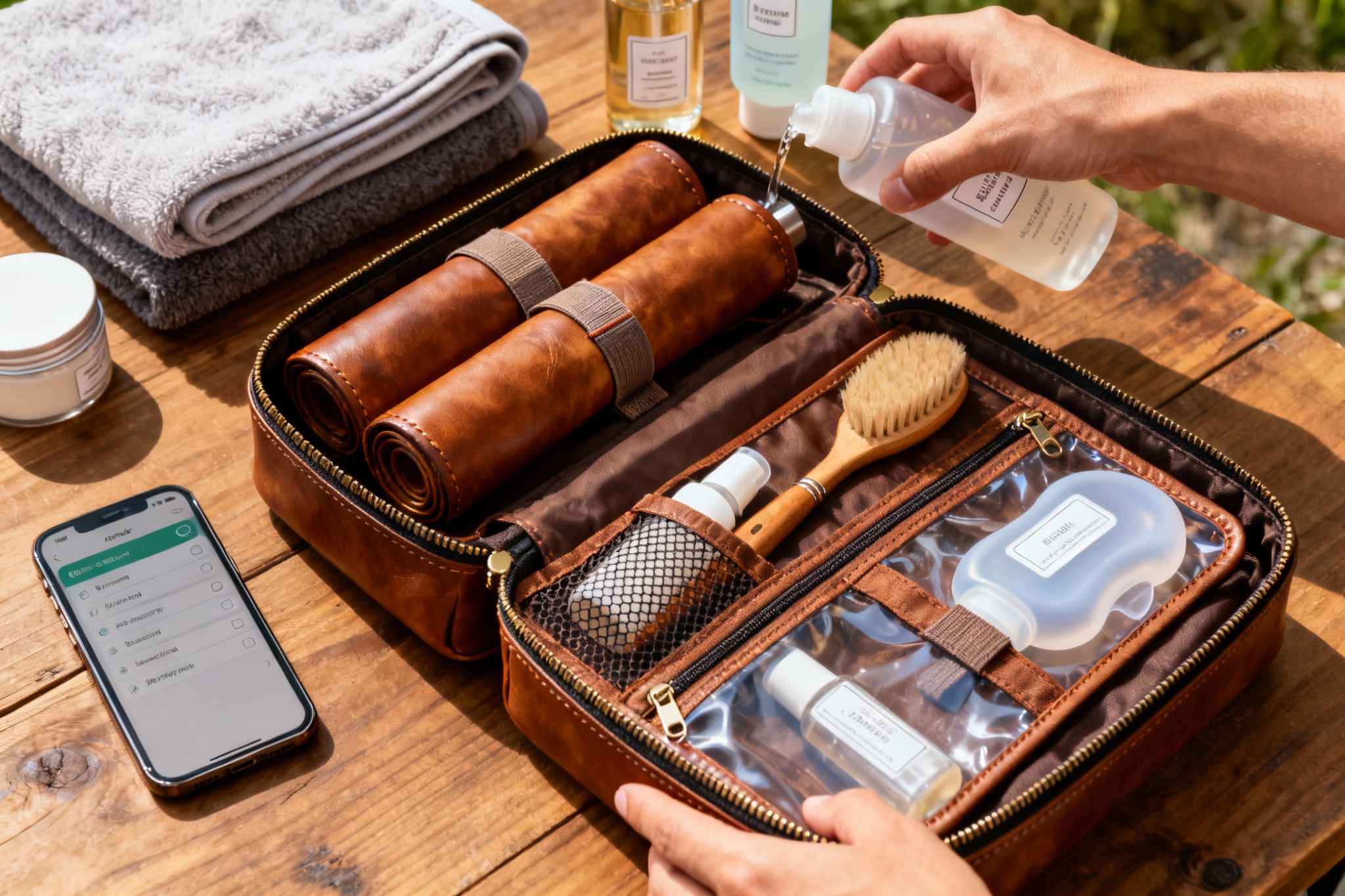Illustration : Trousse de toilette : l’essentiel beauté pour voyager