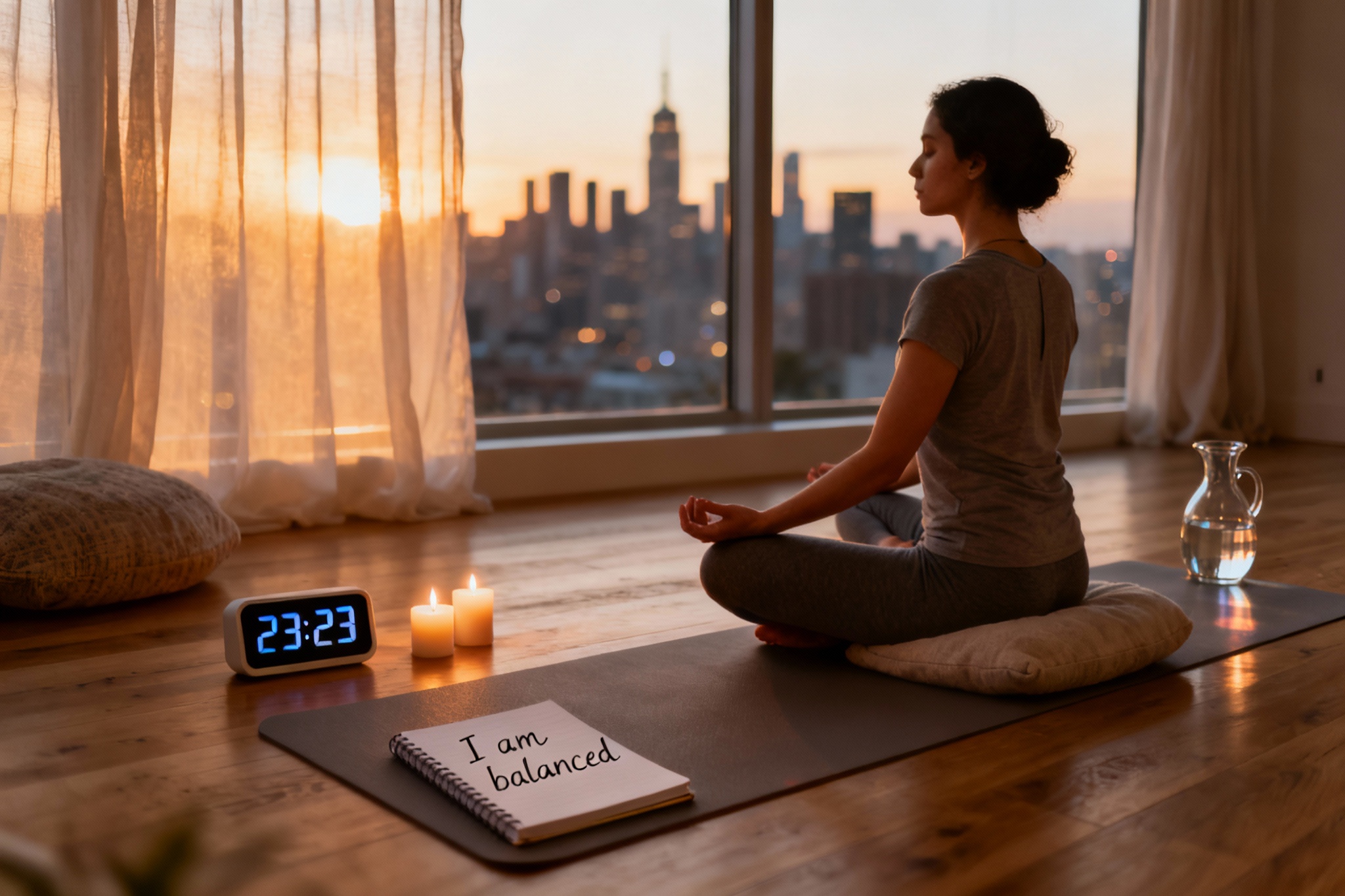 Illustration : 23h23 et travail : signification et messages de l’heure miroir