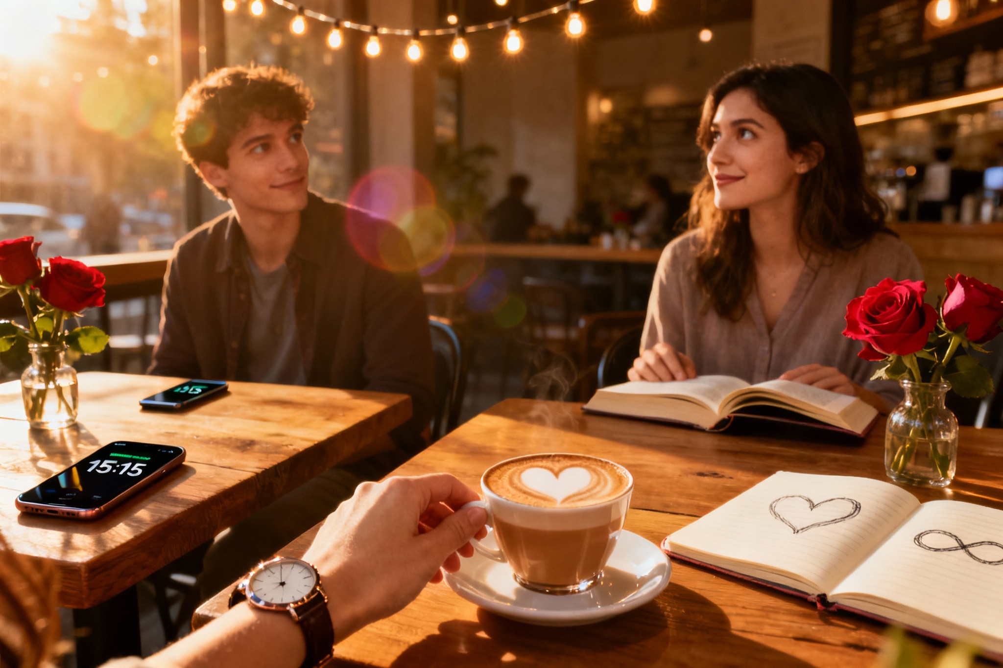 Illustration : 15h15 célibataire : signification et message de cette heure miroir