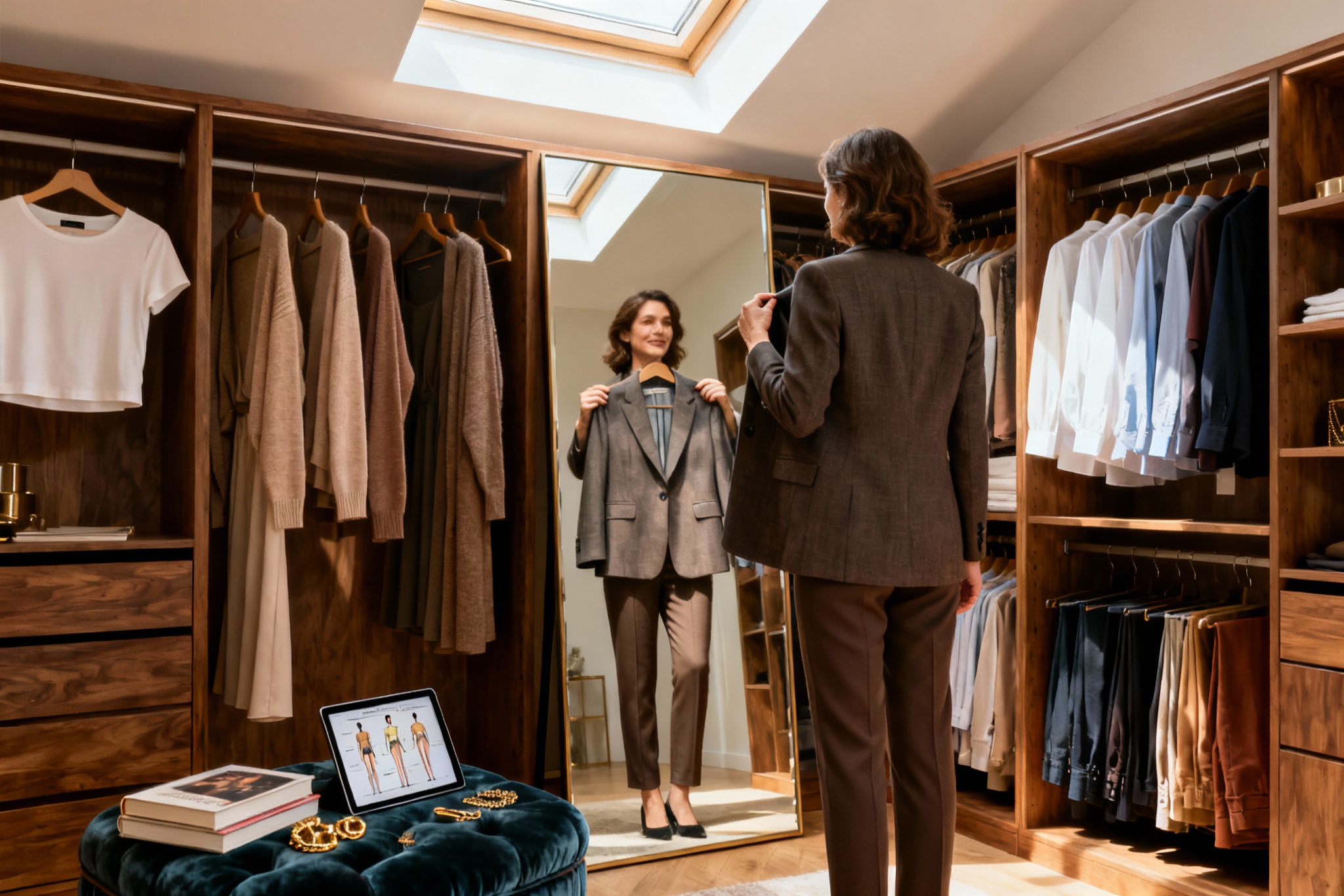 Illustration : Comment porter le pantalon large quand on est ronde ?