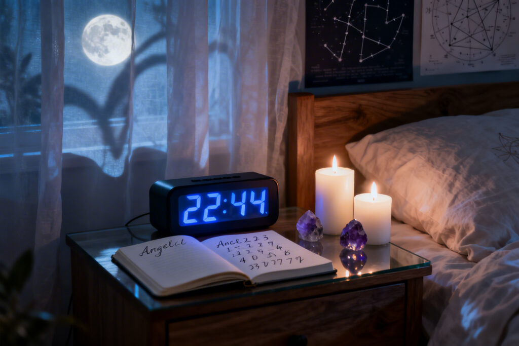 Illustration : 22h44 : signification spirituelle et numérologique complète