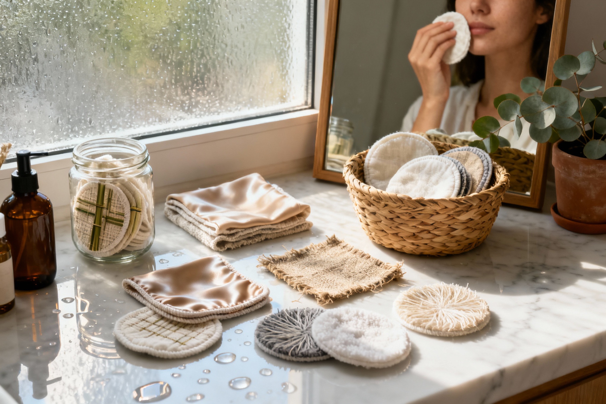 Lingettes démaquillantes lavables : prendre soin de sa peau et de la planète