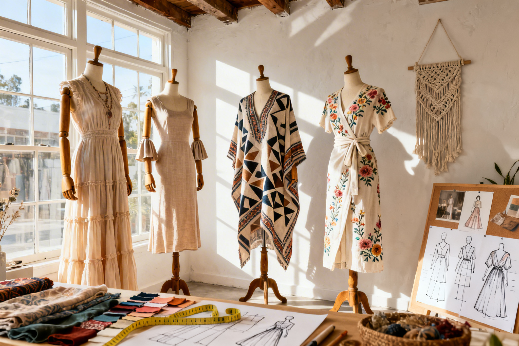 Illustration : Robe bohème chic : comment porter ce style avec élégance