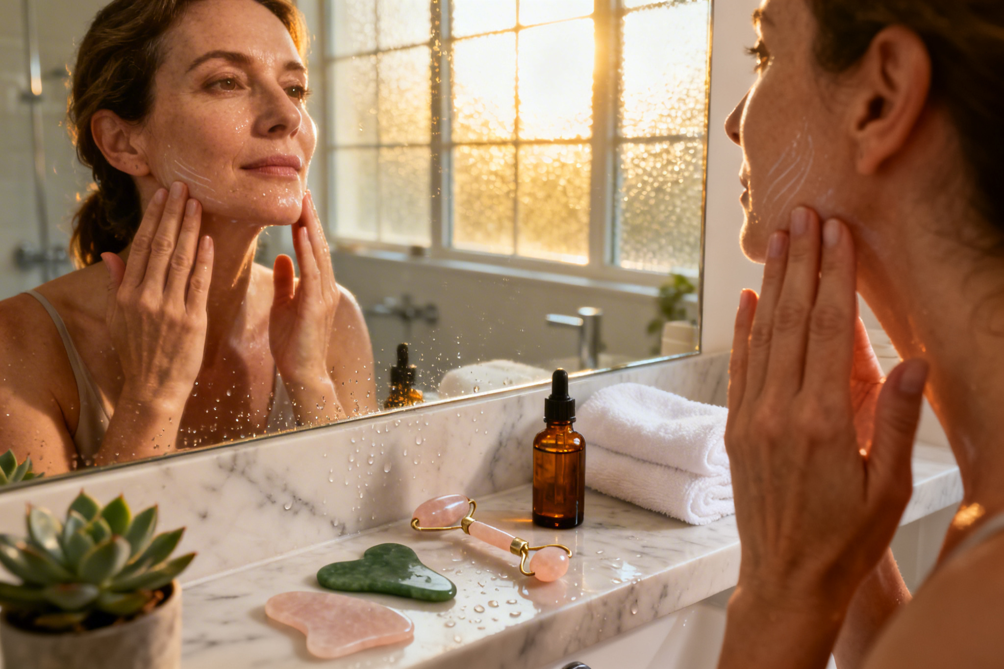 Drainage lymphatique visage : comment la pratiquer chez soi ?