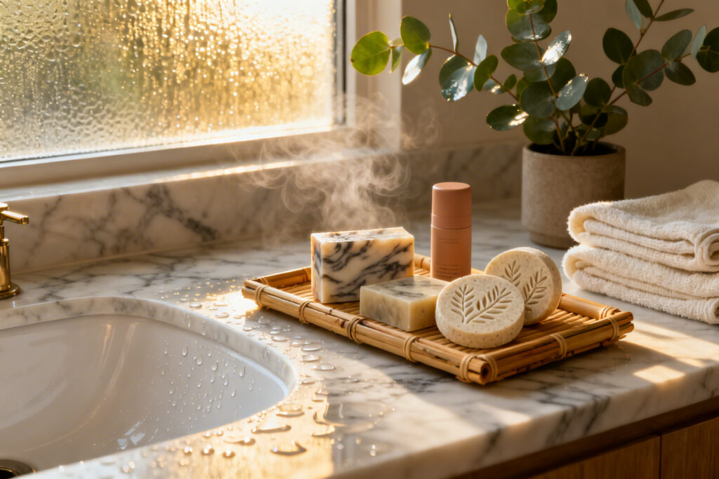 Illustration : Cosmétiques solides : guide complet d&rsquo;utilisation et conservation