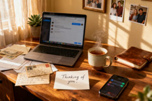 Illustration : Messages pour prendre des nouvelles : exemples touchants et sincères