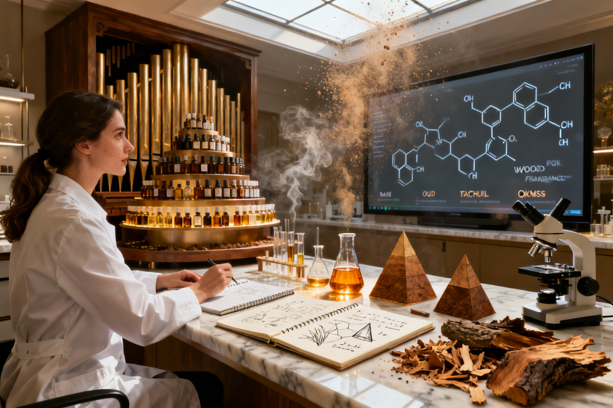 Illustration : Oud, encens, myrrhe : les piliers olfactifs de la parfumerie orientale